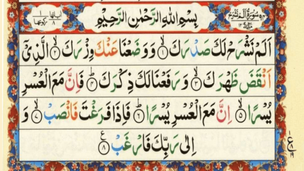 Surah Alam Nashrah